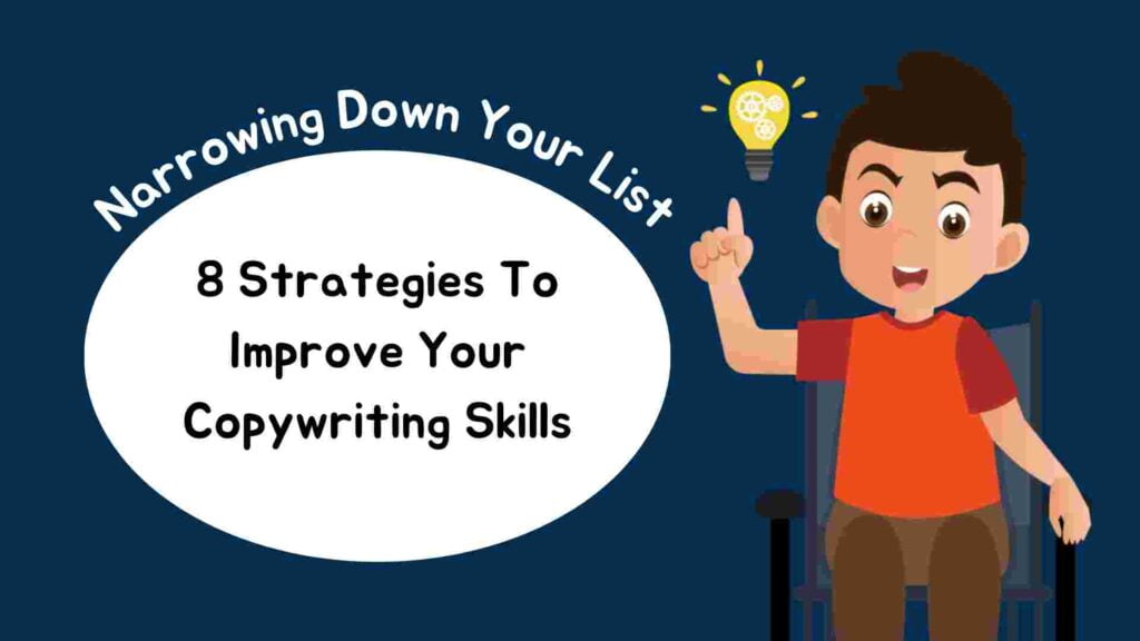 8 Strategies To Improve Your Copywriting Skills